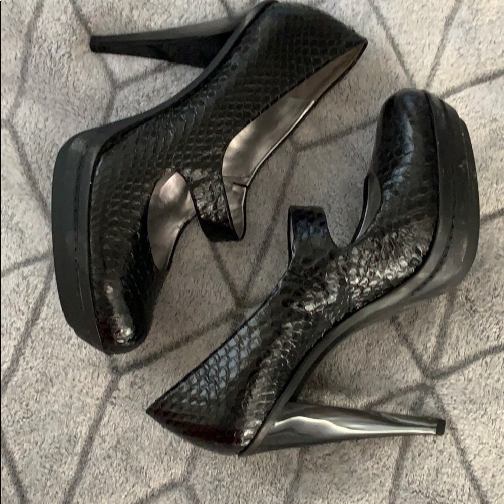 COPY - Calvin Klein Dasha Snake Heels